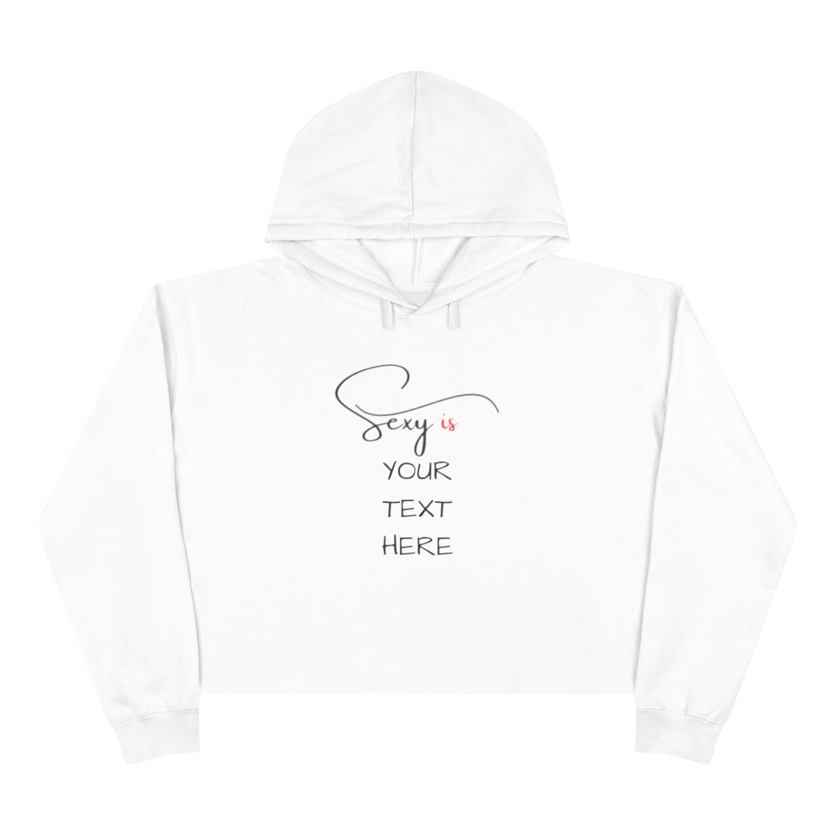crop hoodie