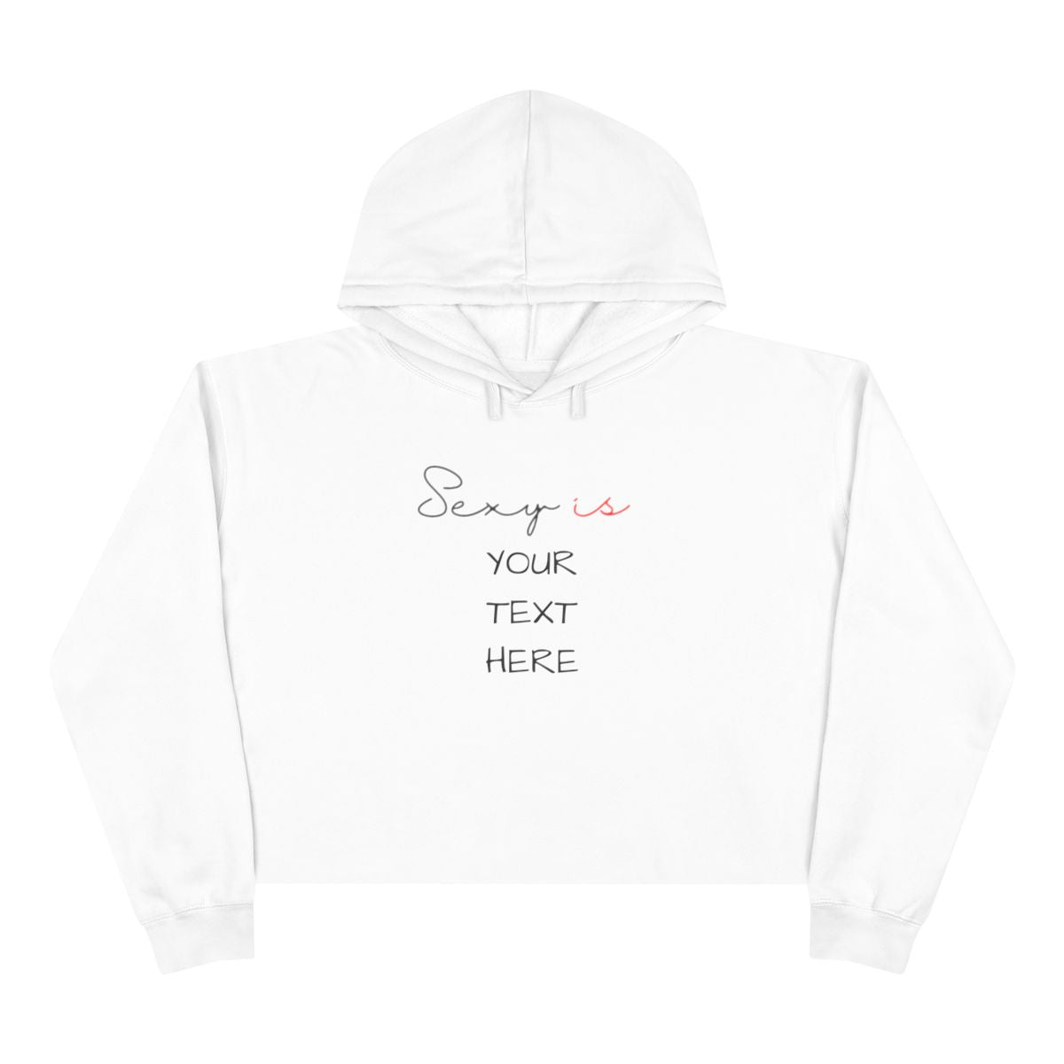 crop hoodie