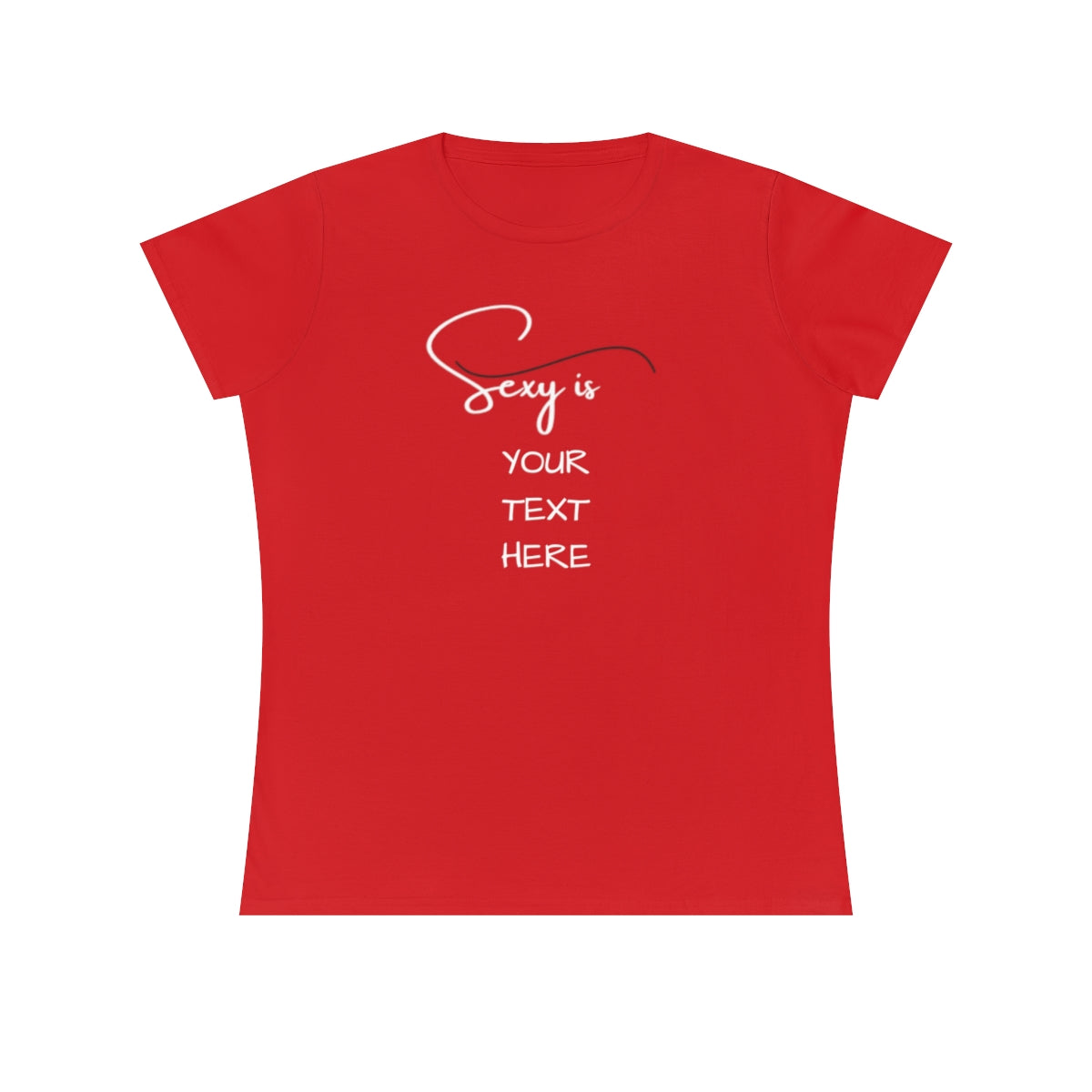 ladies' cotton t-shirt