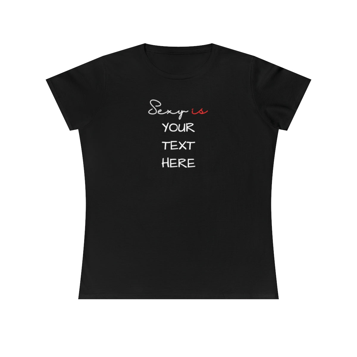 ladies' cotton t-shirt