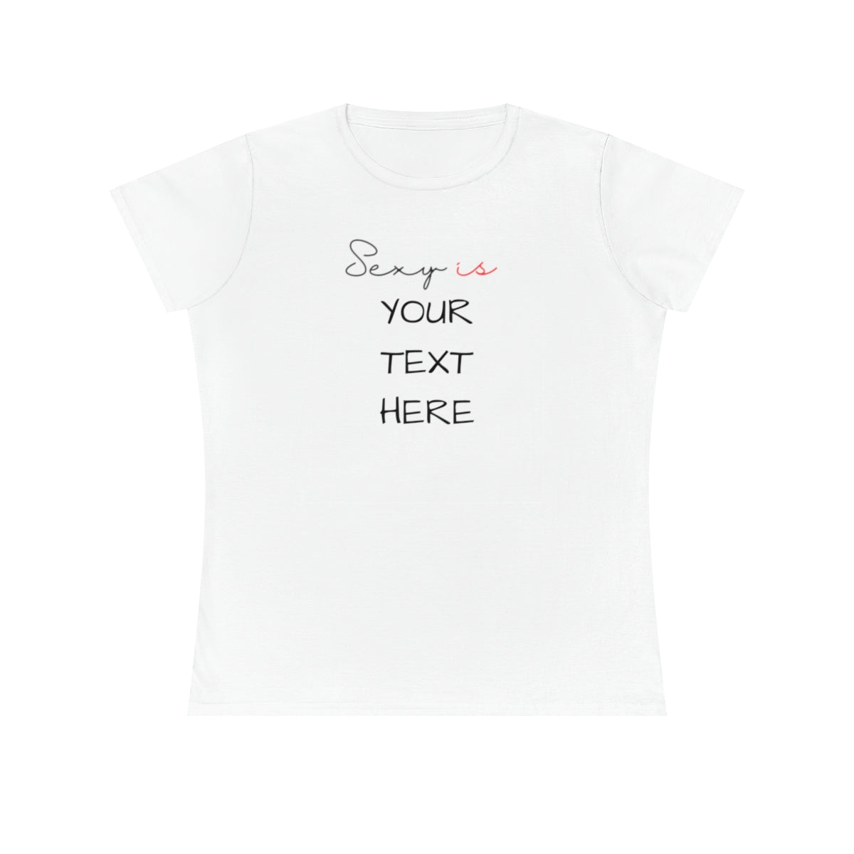 ladies' cotton t-shirt