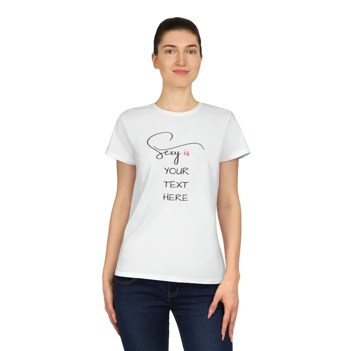 ladies' cotton t-shirt
