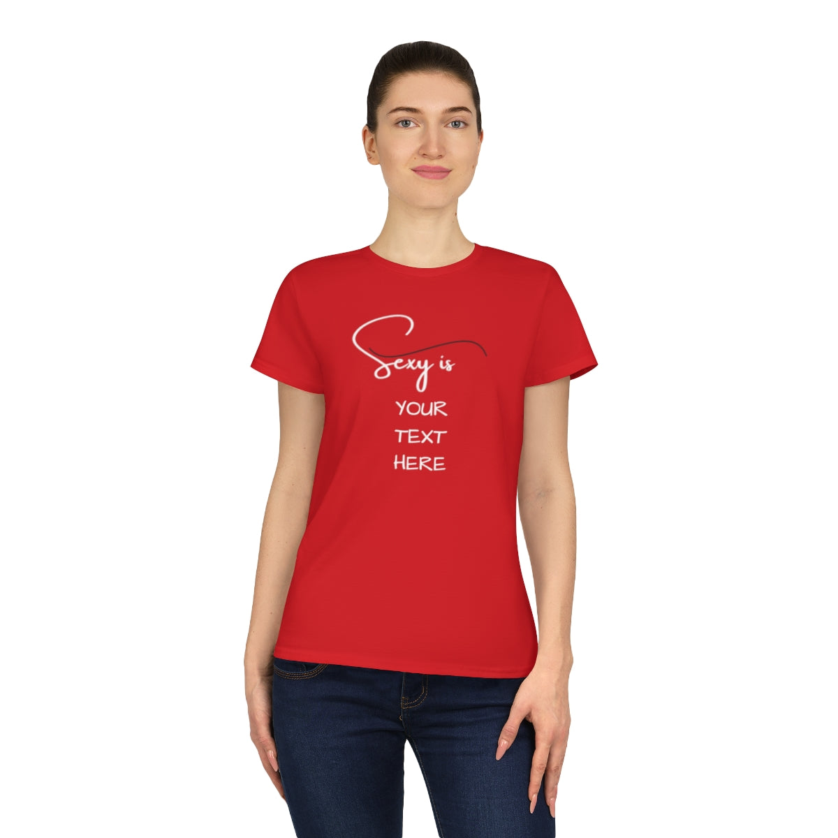 ladies' cotton t-shirt