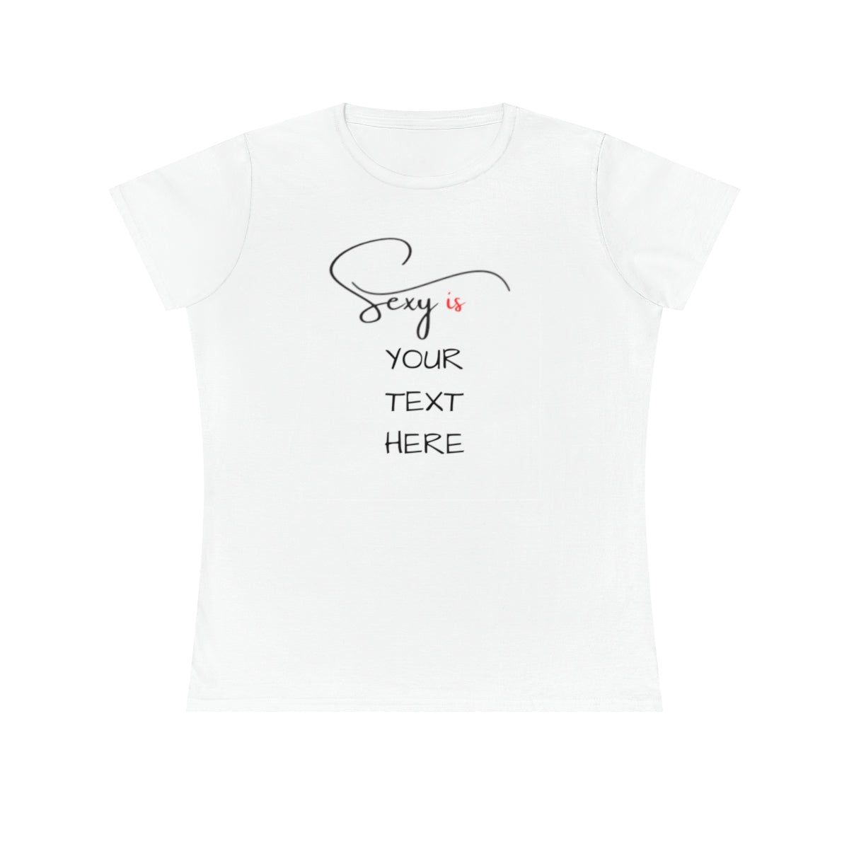 ladies' cotton t-shirt