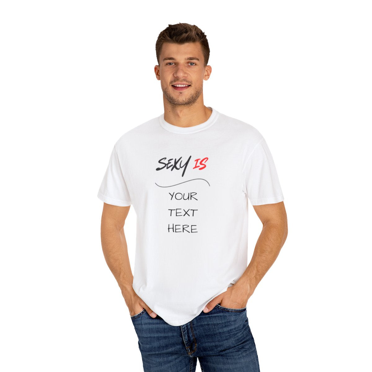 men's garment-dyed t-shirt
