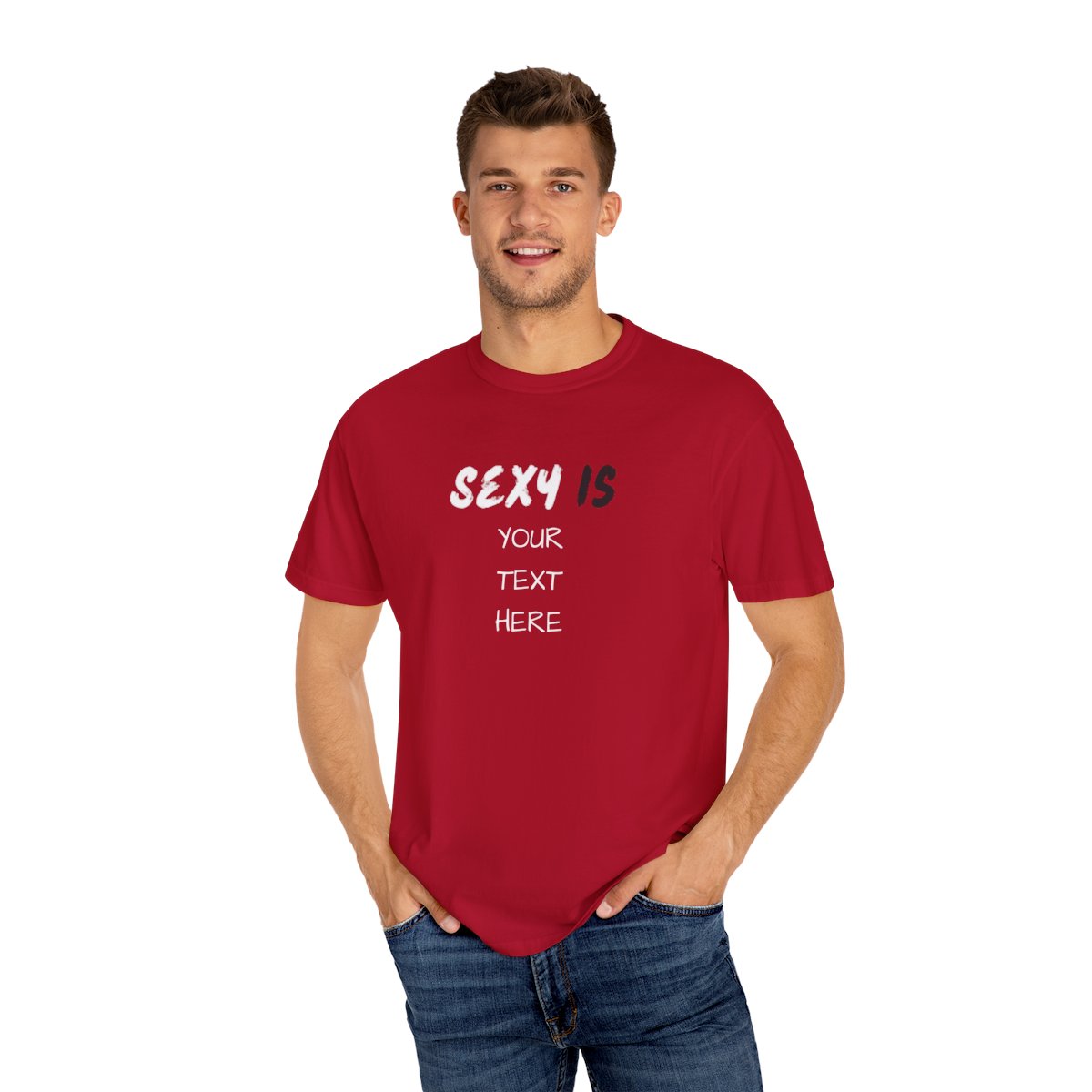 men's garment-dyed t-shirt