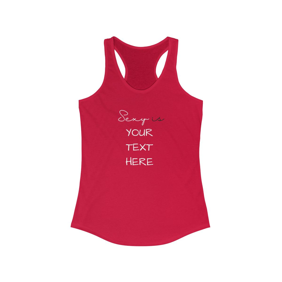women's ideal racerback tank