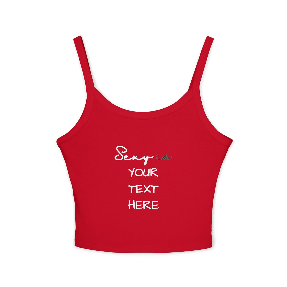 women's spaghetti strap tank top