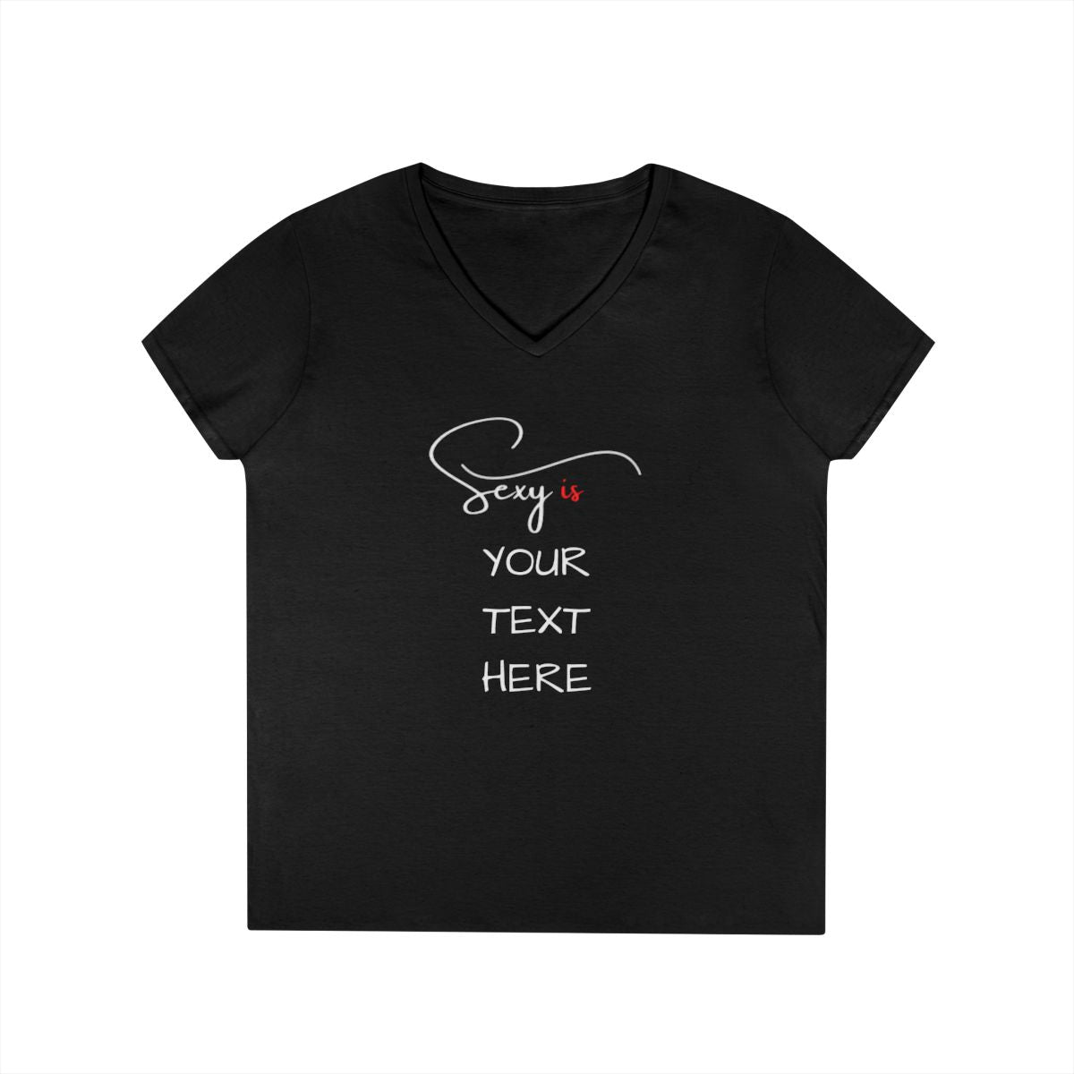 ladies' v-neck t-shirt