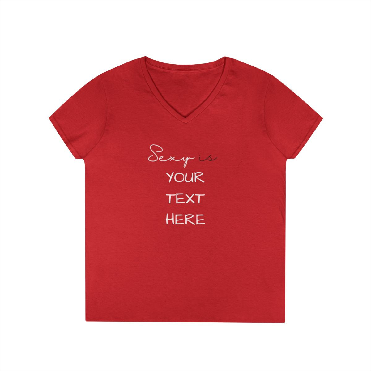 ladies' v-neck t-shirt