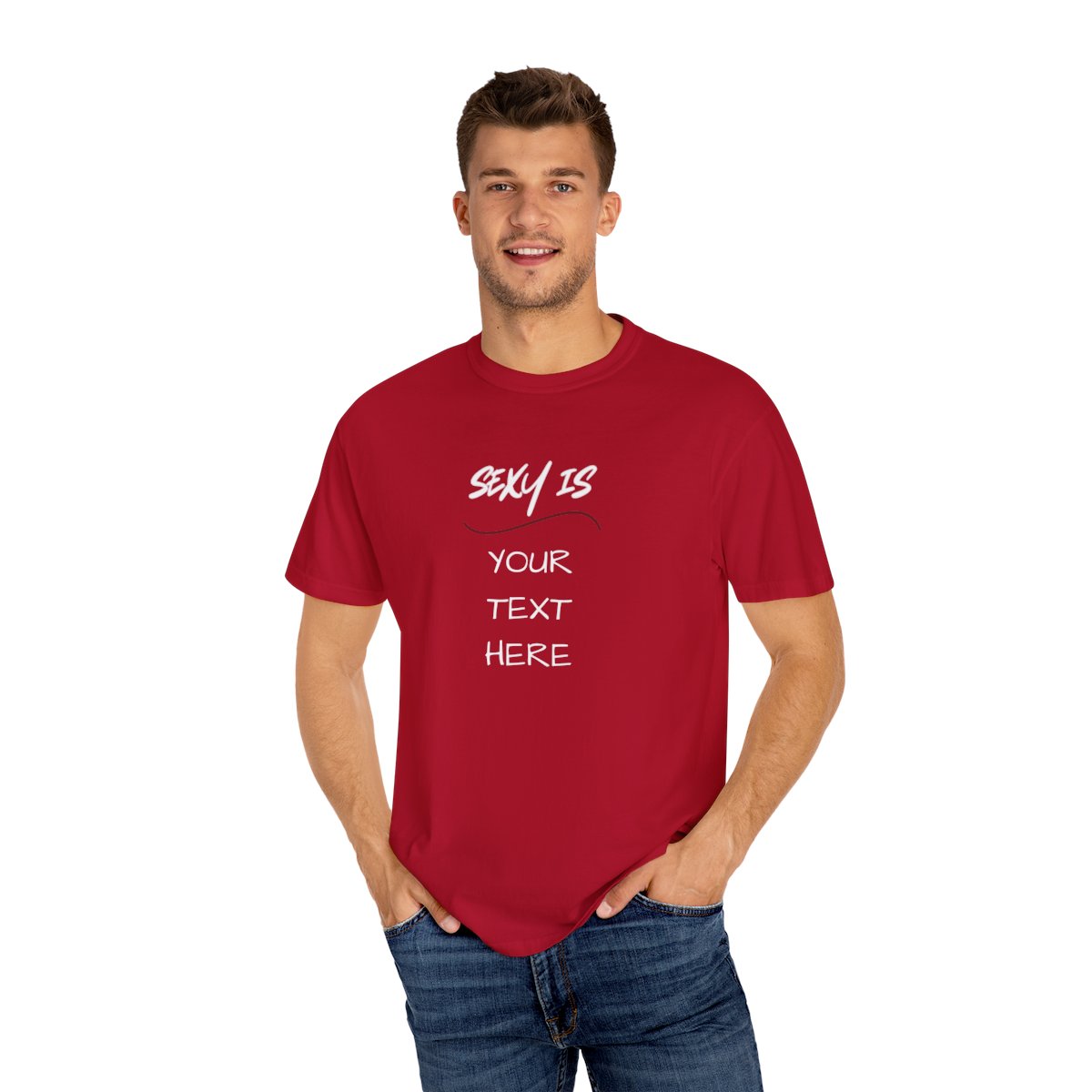 men's garment-dyed t-shirt