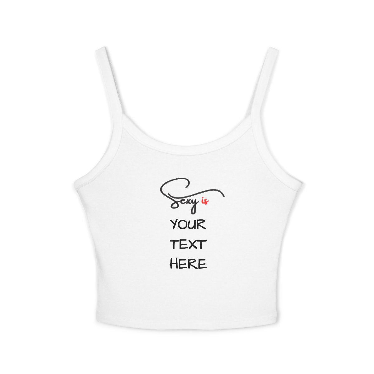 women's spaghetti strap tank top