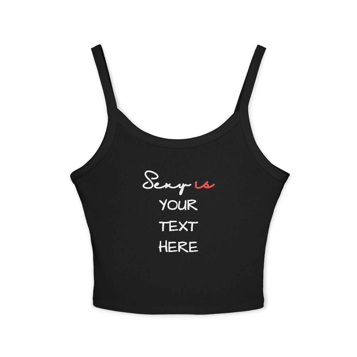 women's spaghetti strap tank top