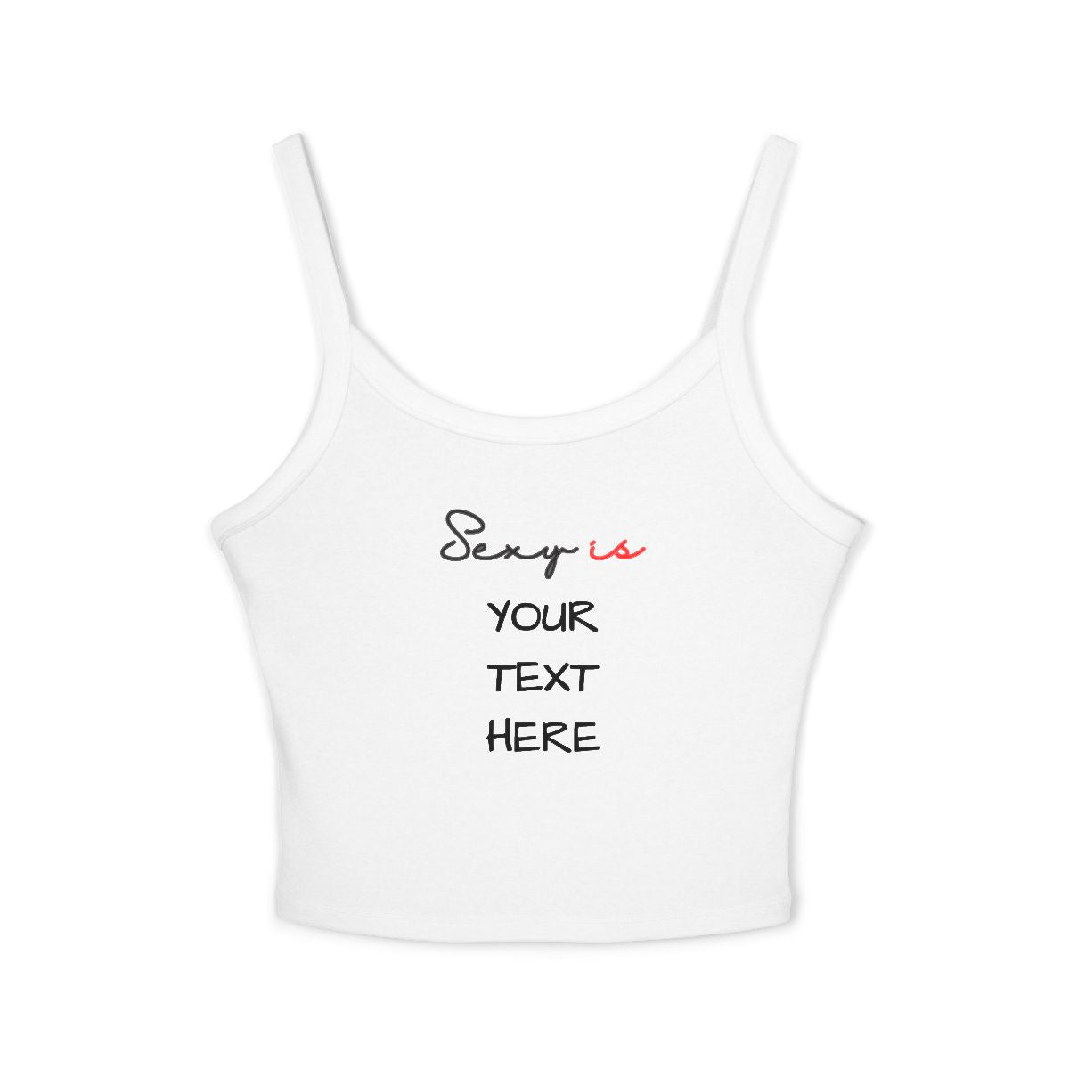 women's spaghetti strap tank top