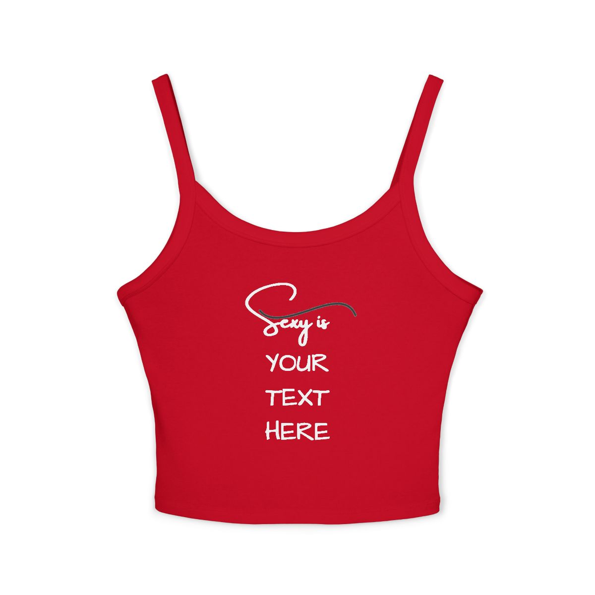 women's spaghetti strap tank top